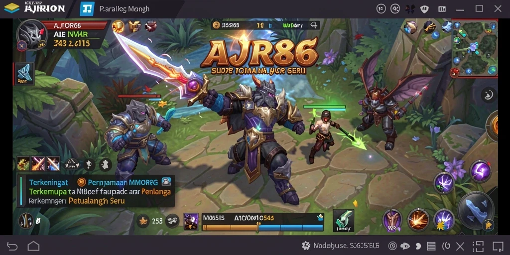 Gameplay AJR88 yang menarik dan interaktif dalam dunia MMORPG.