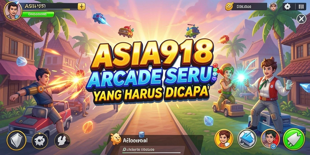 Screenshot ASIA918 menunjukkan aksi seru dalam gameplay Arcade.