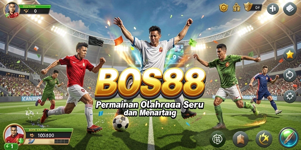 Tampilan gameplay BOS88 yang seru dan menantang.
