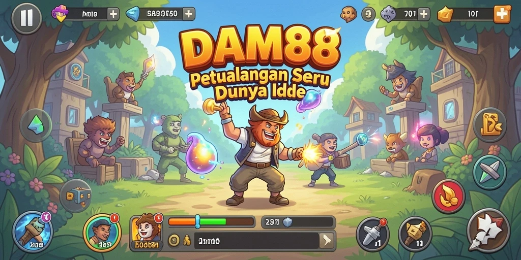 Tampilan gameplay DAM88 dengan aksi dan karakter yang menarik.