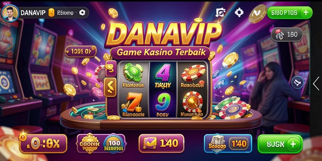 Tampilan gameplay Kasino yang menarik dan interaktif di DANAVIP.