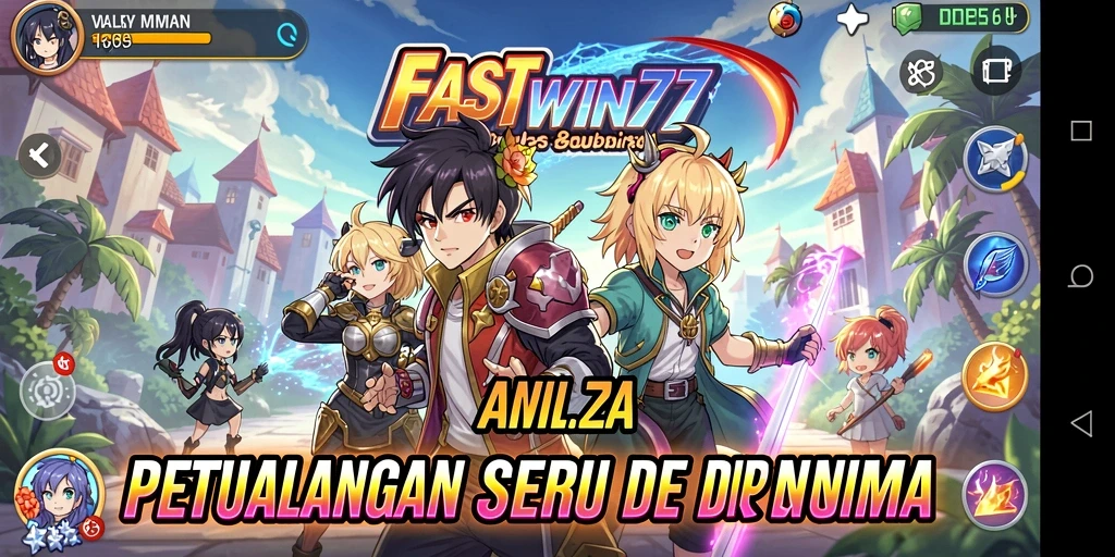 Tampilan menarik dari gameplay FASTWIN77 yang menyuguhkan nuansa anime.