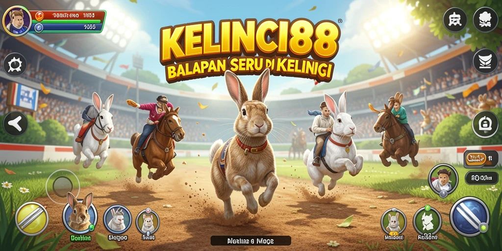 Gameplay Racing yang seru dan penuh warna di KELINCI88.