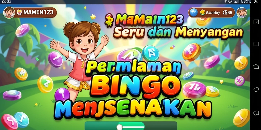 Tampilan menarik gameplay Bingo MAMEN123 yang penuh keseruan.