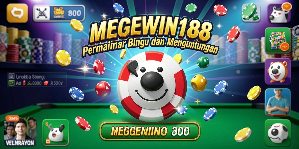 Screenshot gameplay MEGEWIN188 menampilkan pengalaman seru bermain Bingo.