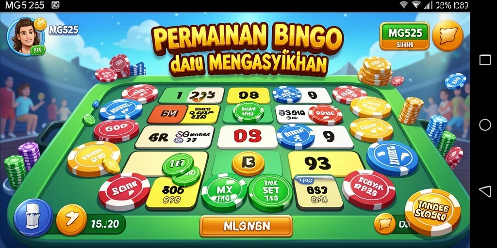 Tampilan gameplay Bingo yang menyenangkan dan interaktif.