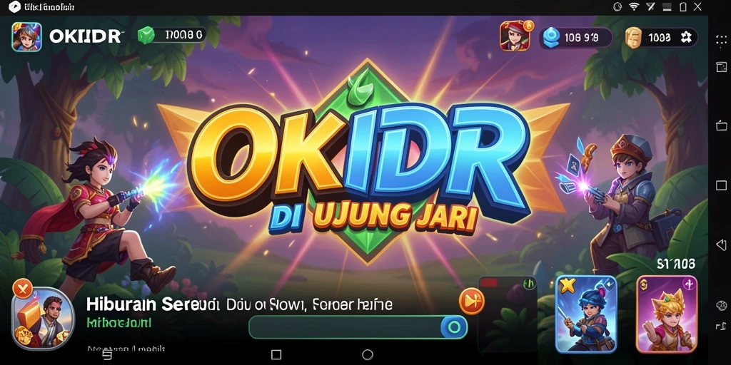Tangkapan layar ini menunjukkan gameplay seru dari OKIDR.