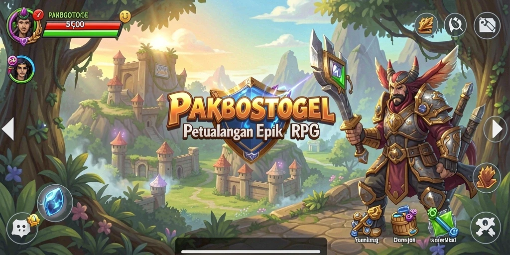 Gameplay RPG yang menarik dan menyenangkan dalam PAKBOSTOGEL.