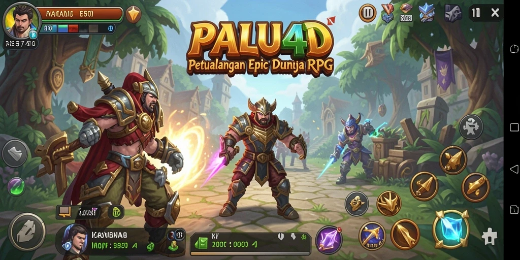Tampilan menarik dari gameplay PALU4D dengan suasana RPG yang mendalam.