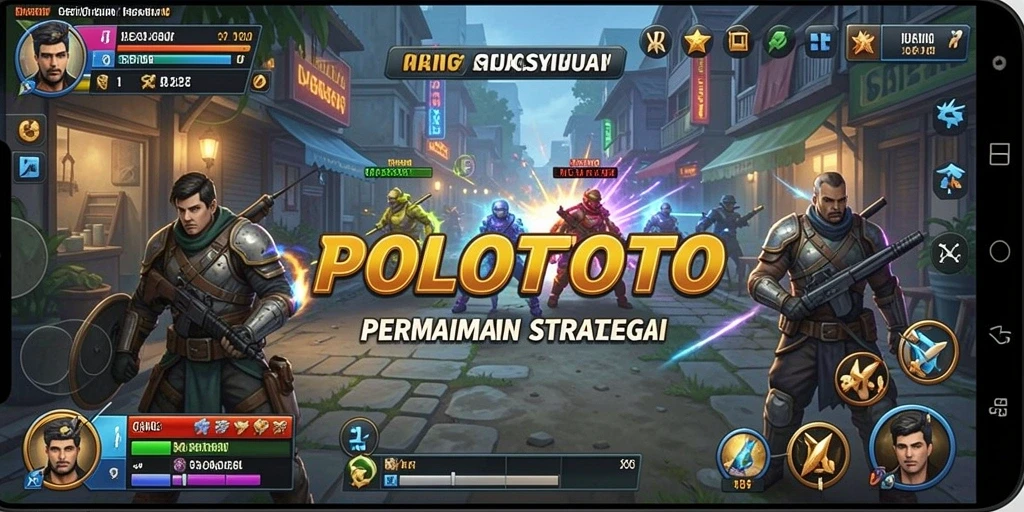 Screenshot utama POLOTOTO menampilkan gameplay mendalam dengan strategi yang menarik.