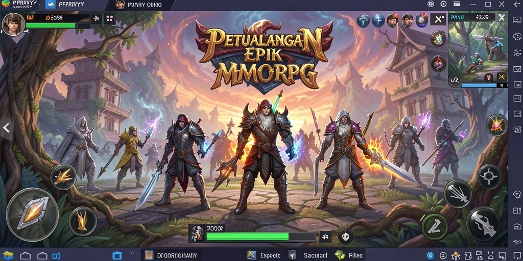 Screenshot gameplay PPRRYY yang menampilkan aksi seru dan karakter yang beragam.