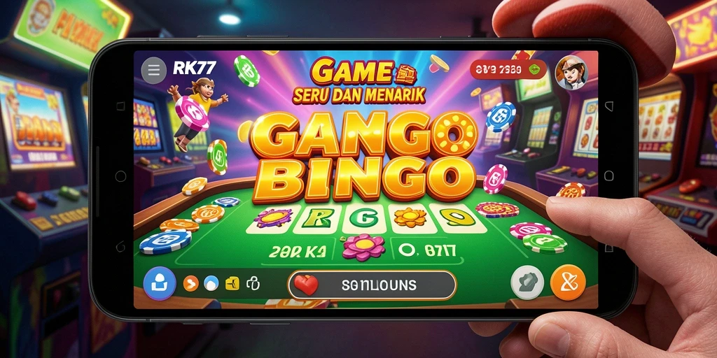 Tangkapan layar menampilkan gameplay seru dari RK77 Bingo.