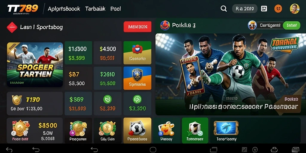 Screenshot gameplay menarik dari aplikasi Sportsbook TT789.